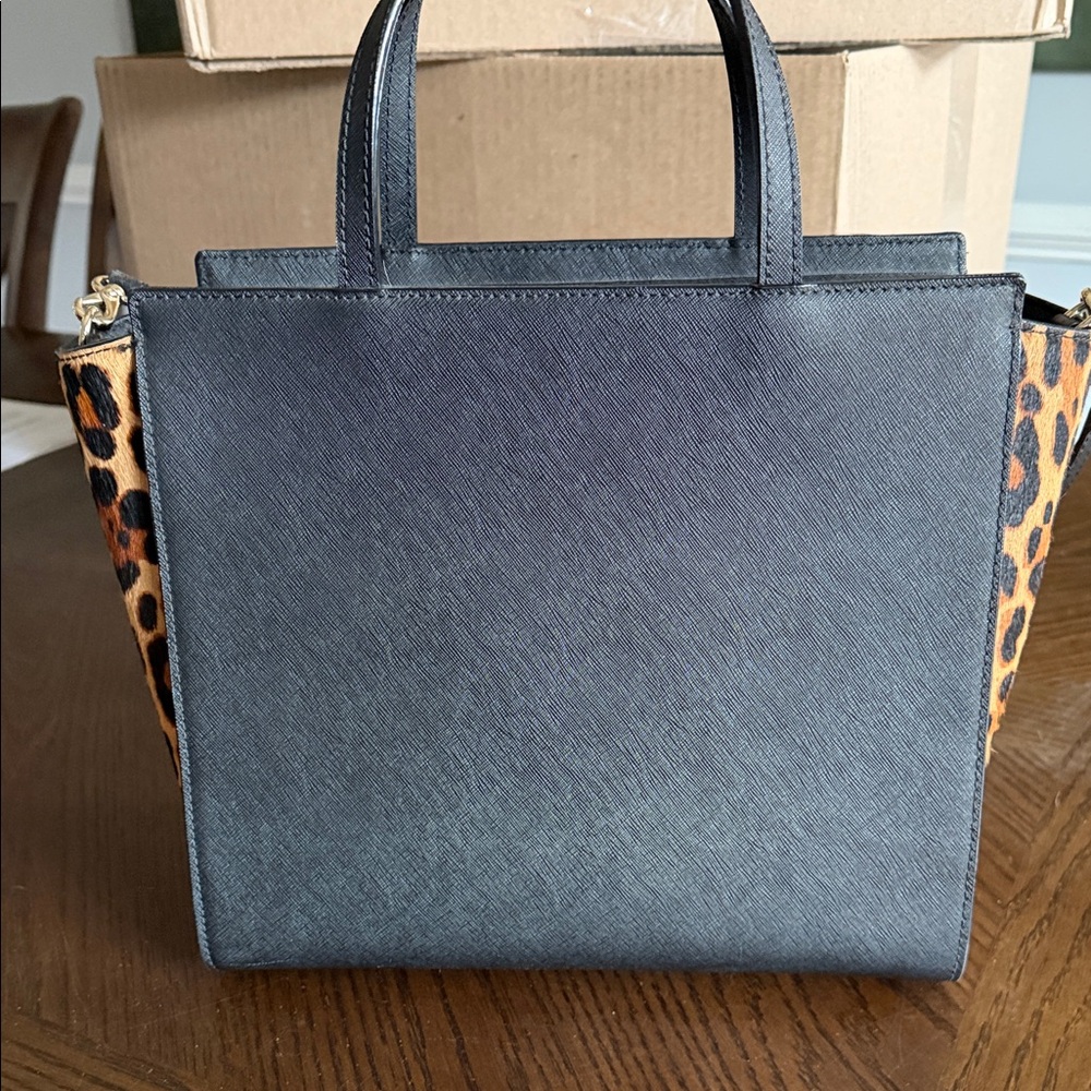 Kate Spade Hayden Leopard Run Wild Cat Crossbody Bag - Picture 3 of 5